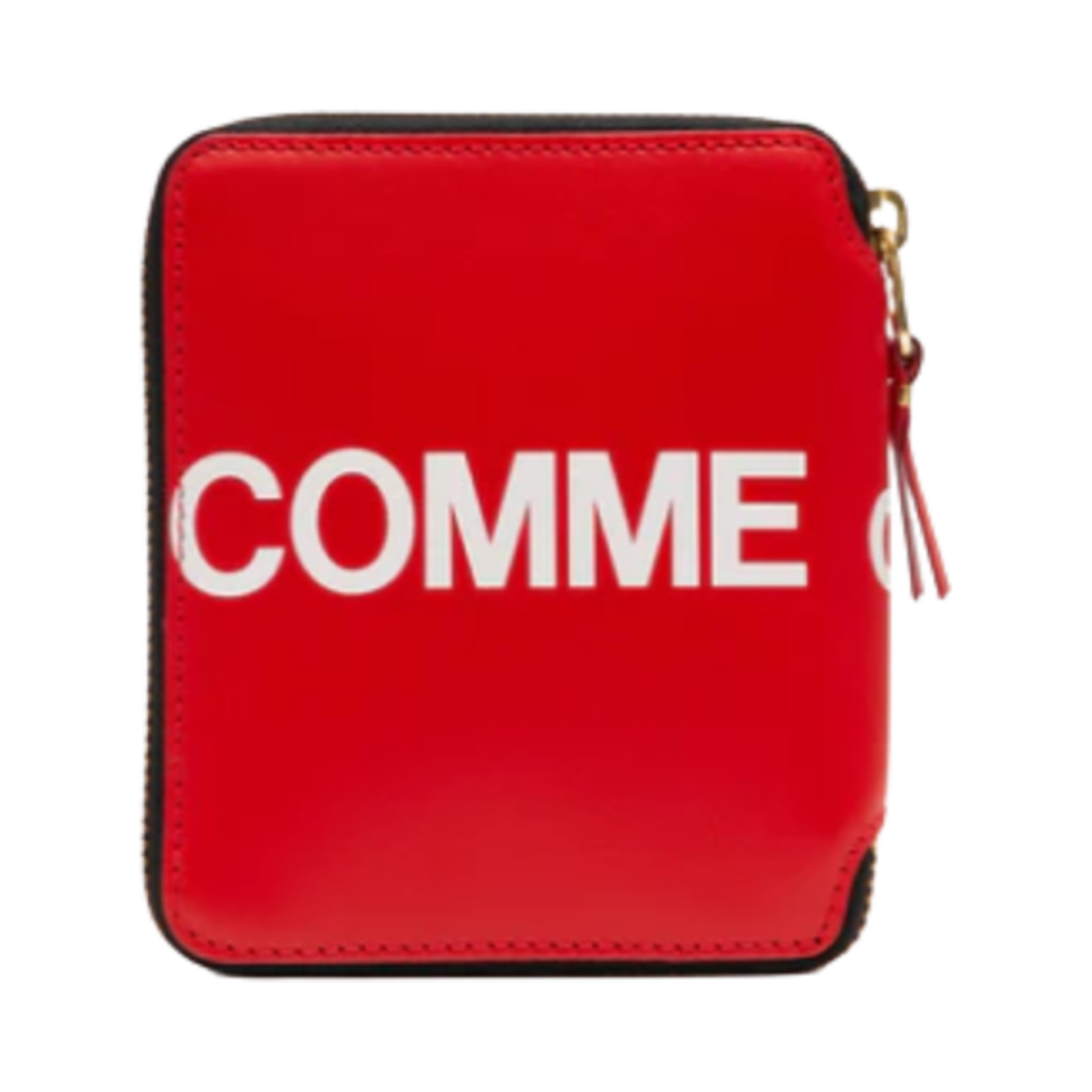 꼼데가르송 SA2100HL 휴즈 로고 클래식 라인 레더 월렛 레드 | Comme des Garcons | KREAM