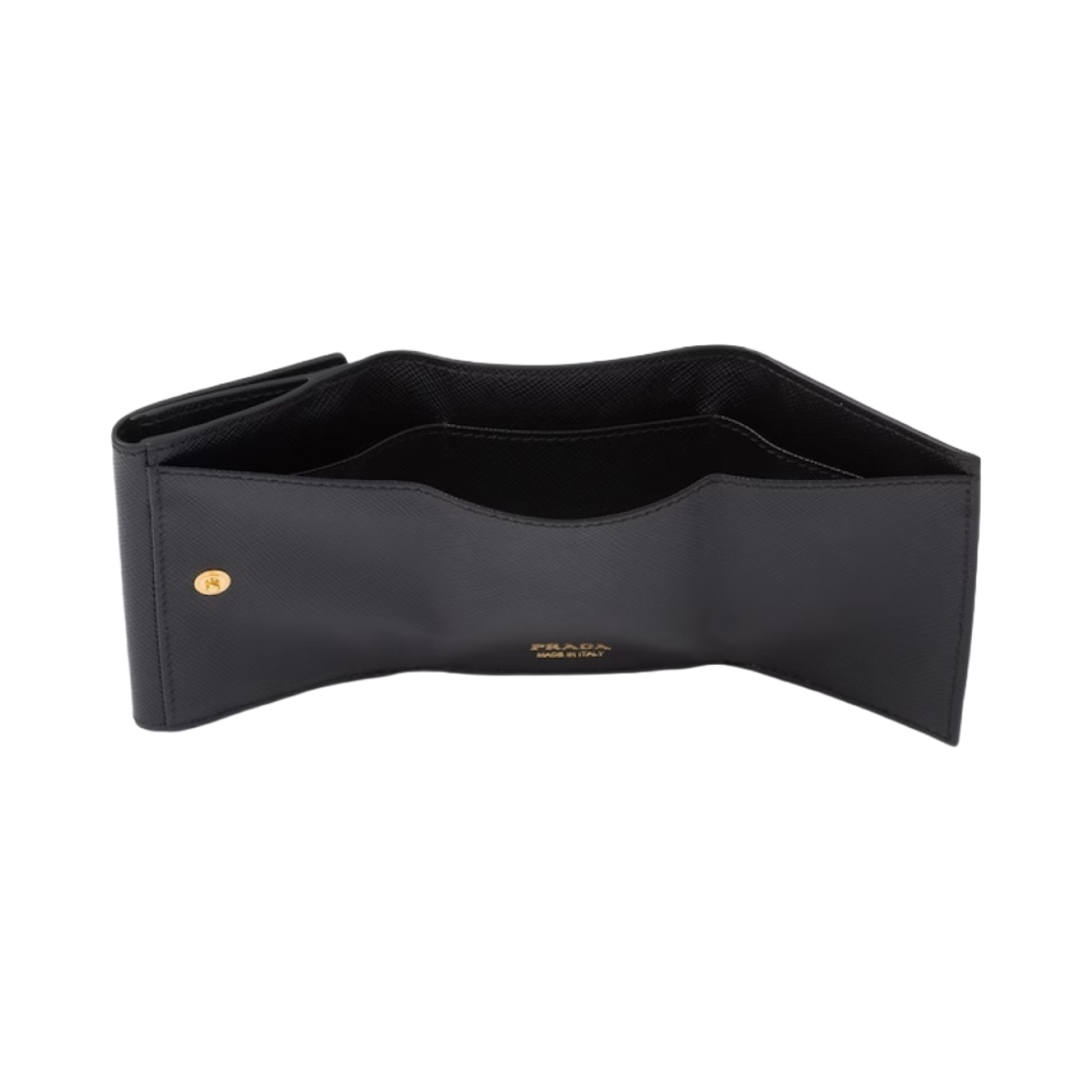 프라다 스몰 사피아노 레더 지갑 블랙(Prada Small Saffiano Leather Wallet Black) - 2