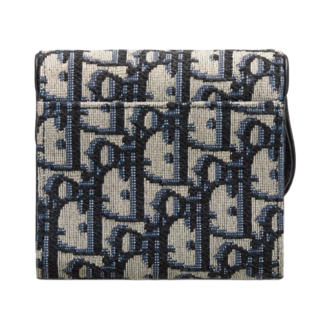 디올 새들 로터스 지갑 블루 디올 오블리크 자카드(Dior Saddle Lotus Wallet Blue Dior Oblique Jacquard) - 3