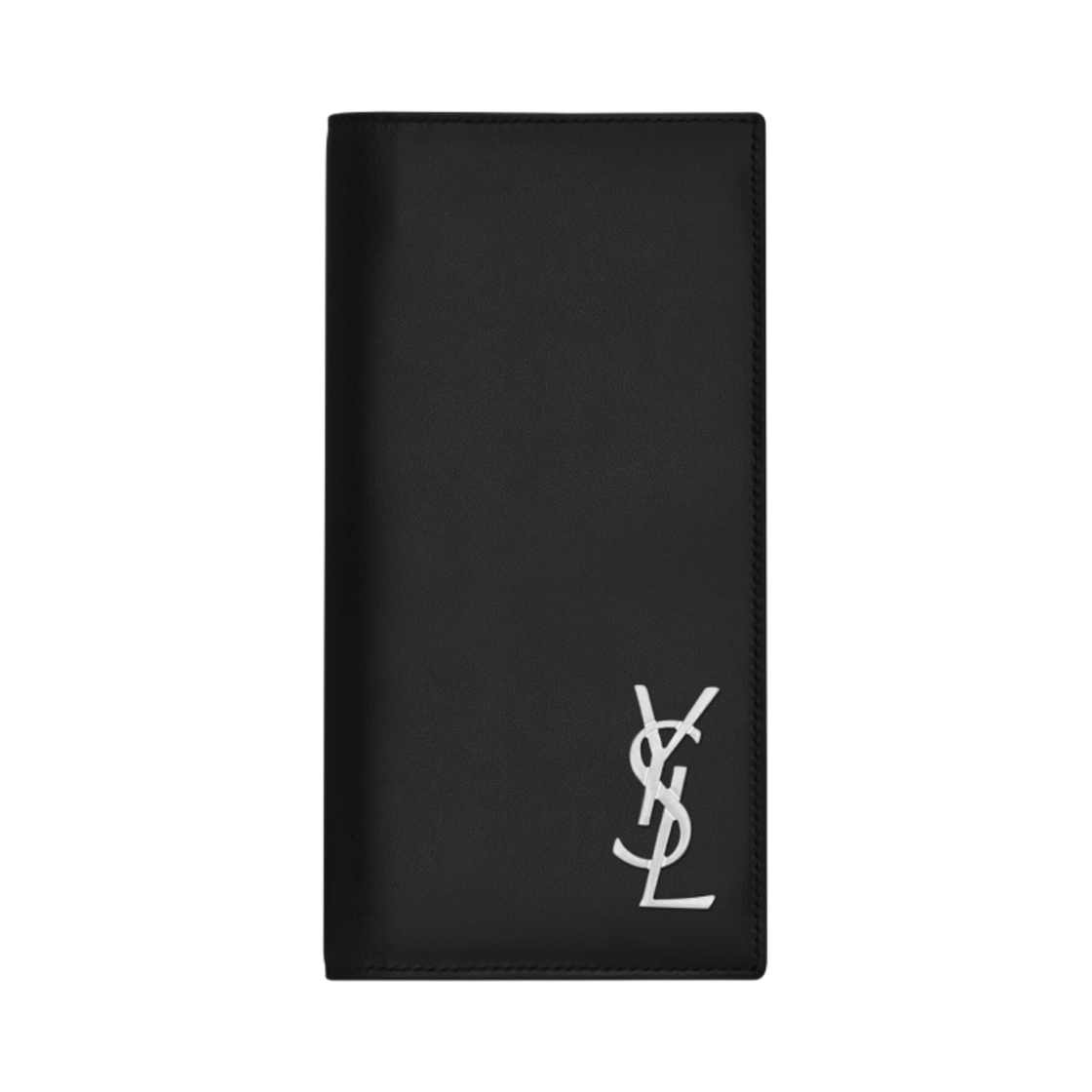 생로랑 스무스 레더 카산드라 장지갑 블랙(Saint Laurent Cassandre Continental Wallet in Smooth Leather Black)