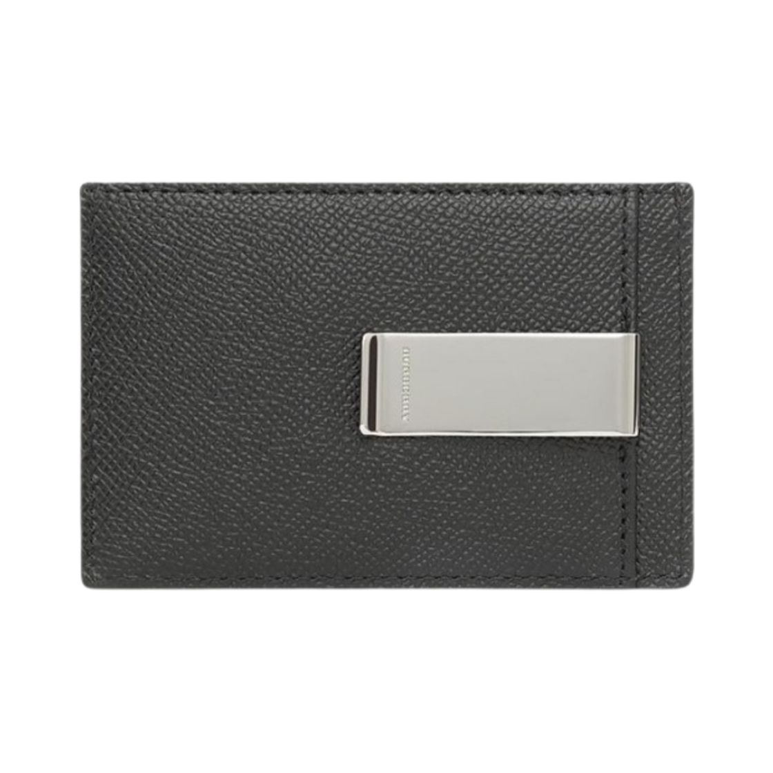 버버리 그레이니 레더 머니 클립 카드 케이스 블랙(Burberry Grainy Leather Money Clip Card Case Black) - 2
