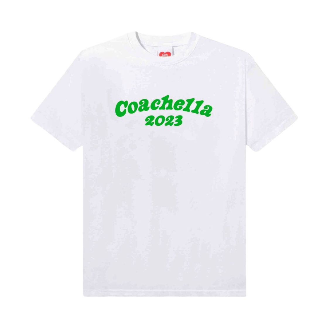 베르디 x 코첼라 걸스 돈 크라이 빅 티셔츠 화이트(Verdy x Coachella Girls Don't Cry Vick T-Shirt White) - 1