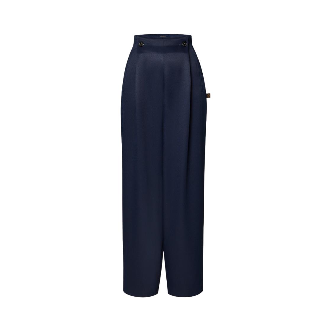 (W) 루이비통 울 트윌 다트 팬츠 나이트 블루((W) Louis Vuitton Wool Twill Dart Pants Night Blue) - 1