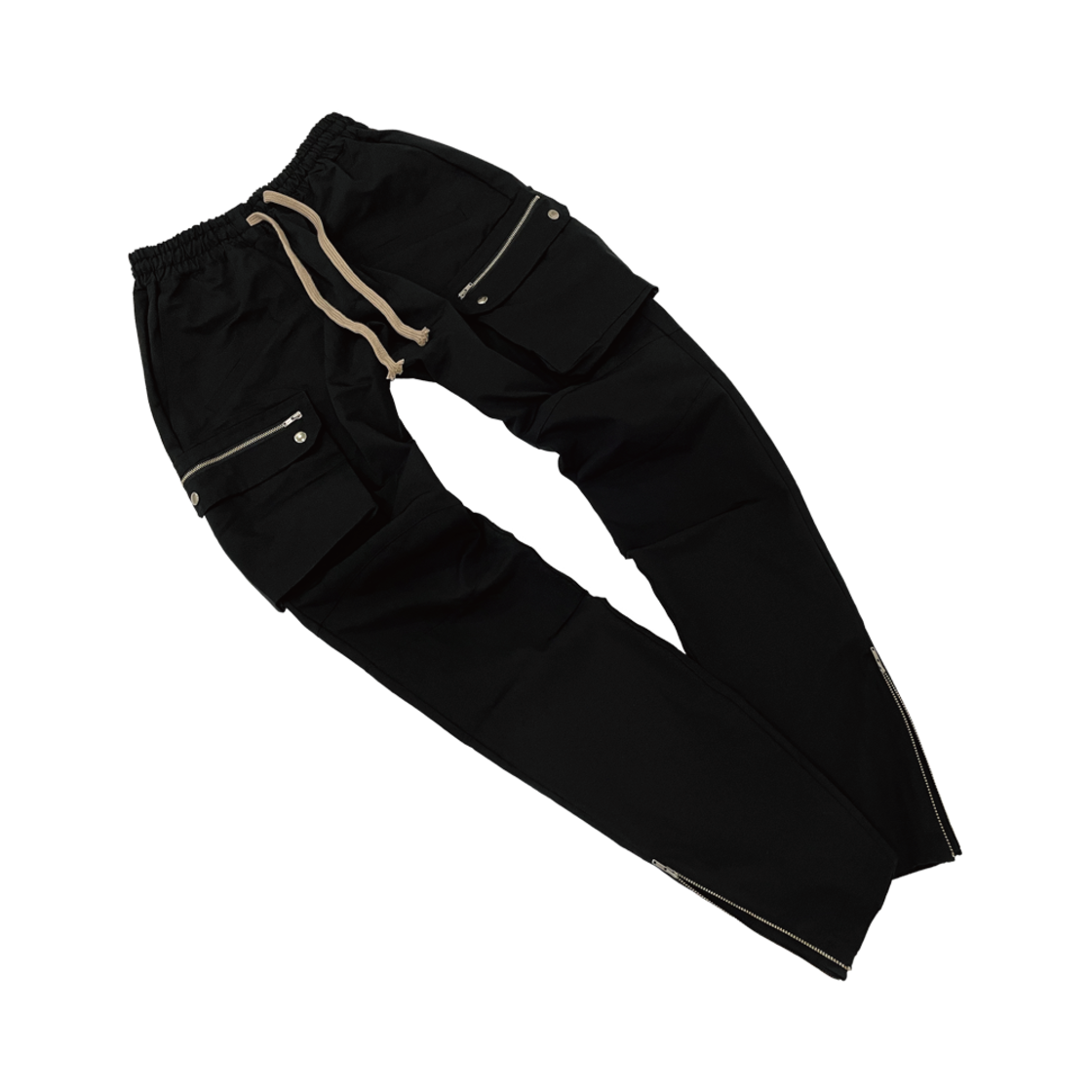 퍼머넌트 아카이브 사이드 포켓 집 팬츠 블랙(Permanent Archive Side Pocket Zip Pants Black)