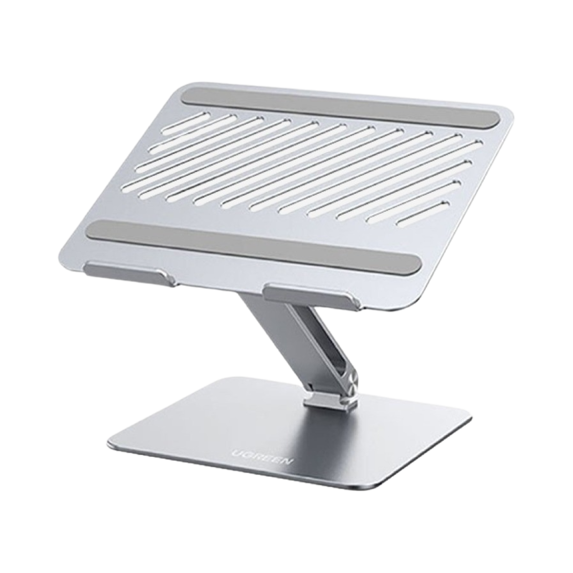 유그린 프리미엄 알루미늄 폴더블 태블릿 노트북 거치대 실버(Ugreen Premium Aluminum Foldable Tablet Notebook Stand Silver)