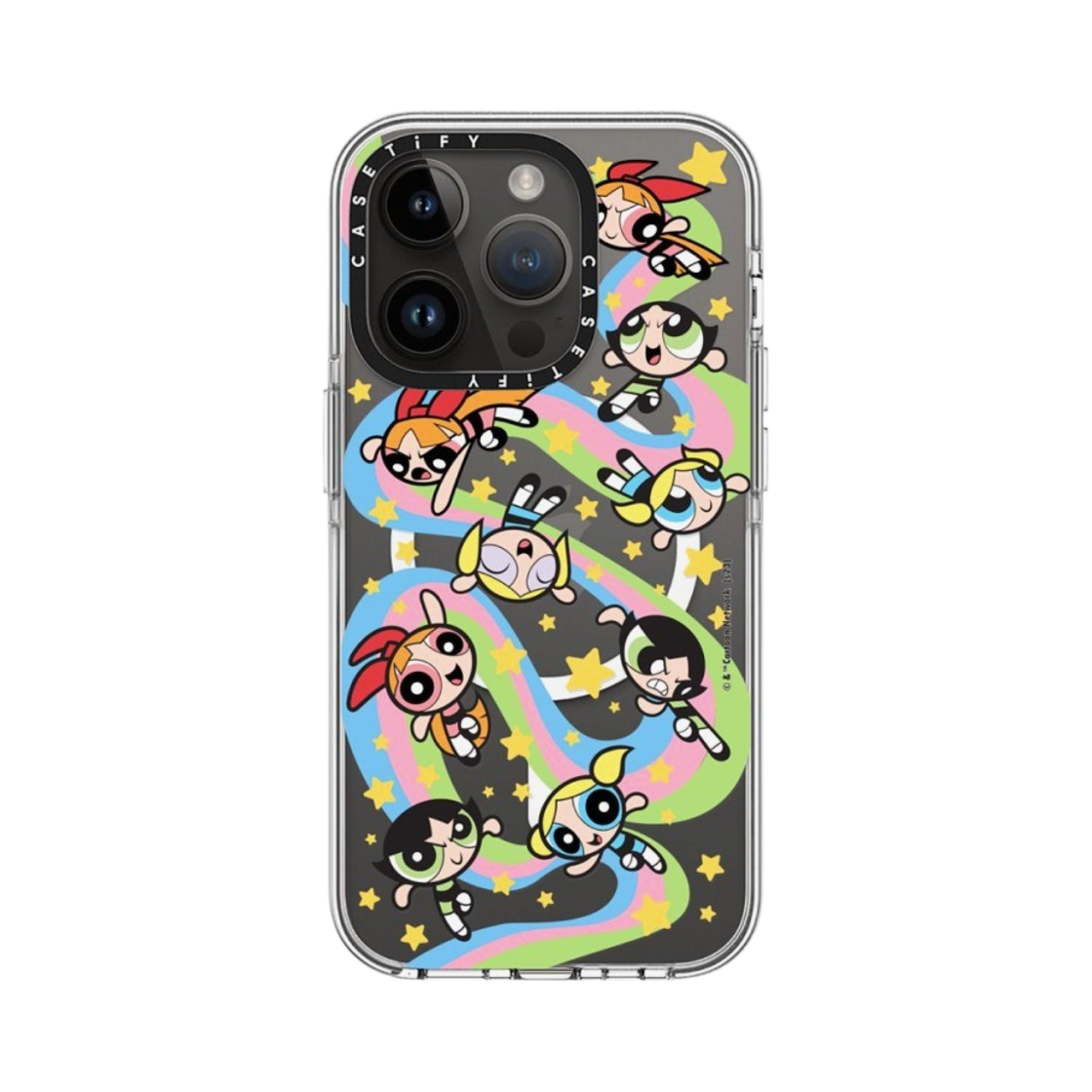 케이스티파이 x 파워퍼프걸 아이폰 메들리 클리어 케이스 클리어(Casetify x The Powerpuff Girls iPhone Medley Clear Case Clear) - 3