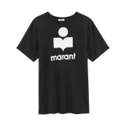 Isabel Marant Karman linen T-Shirt Black