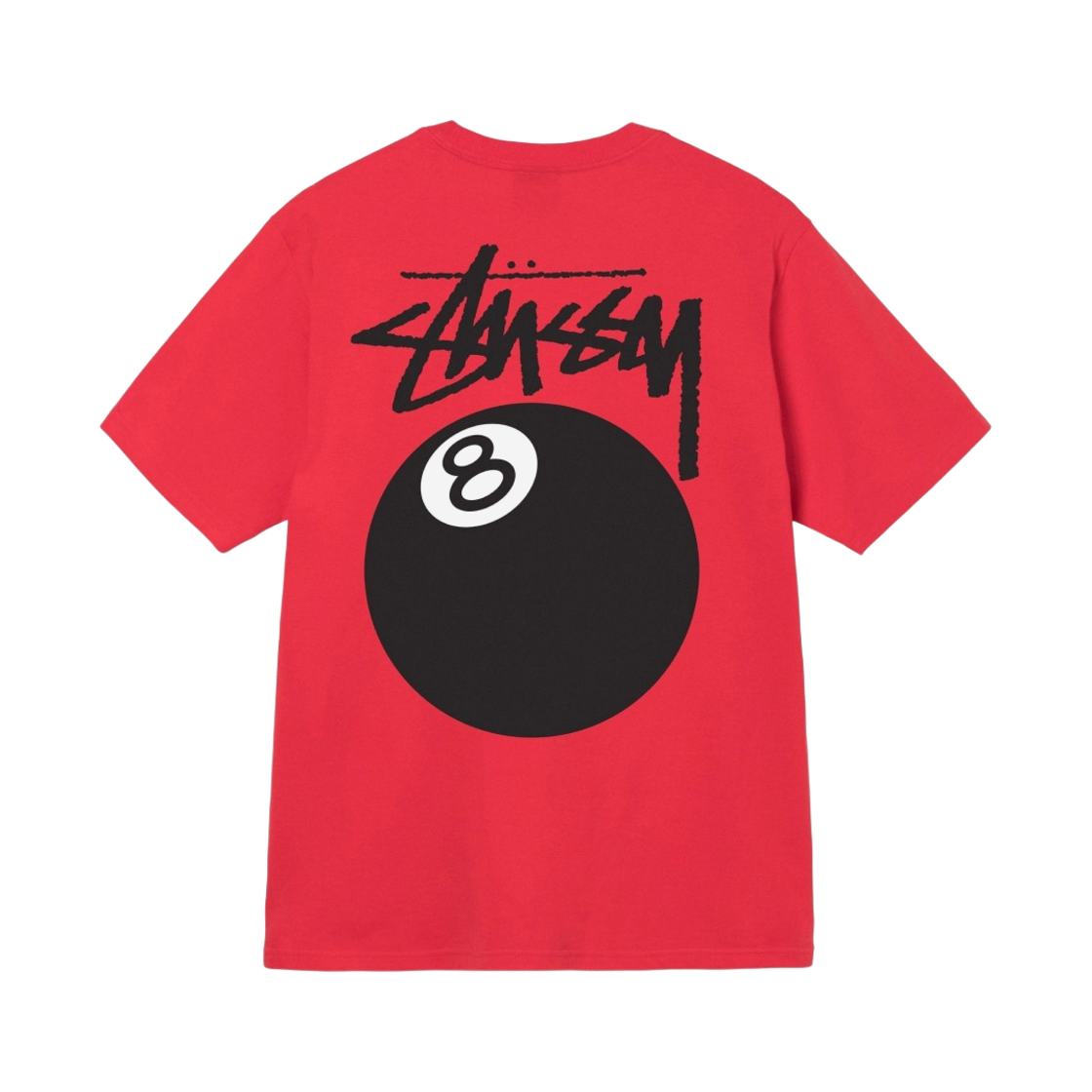 스투시 8볼 티셔츠 레드 - 22SS