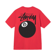 Stussy 8 Ball T-Shirt Red - 22SS