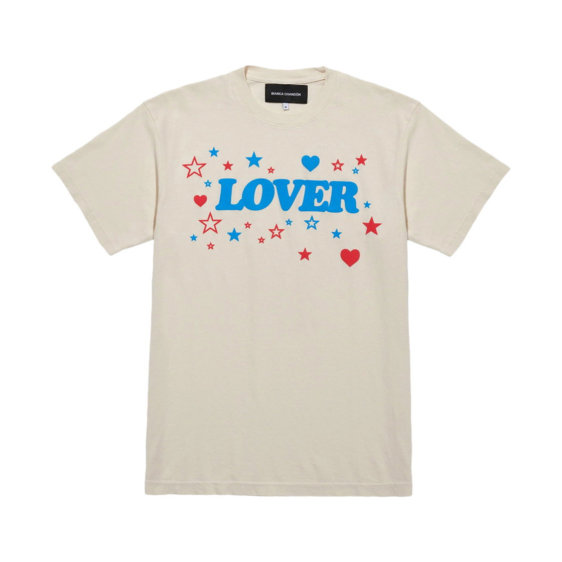 LOVER T-SHIRT #1-CREAM Bianca Chandon Lover T-Shirt 1 Cream