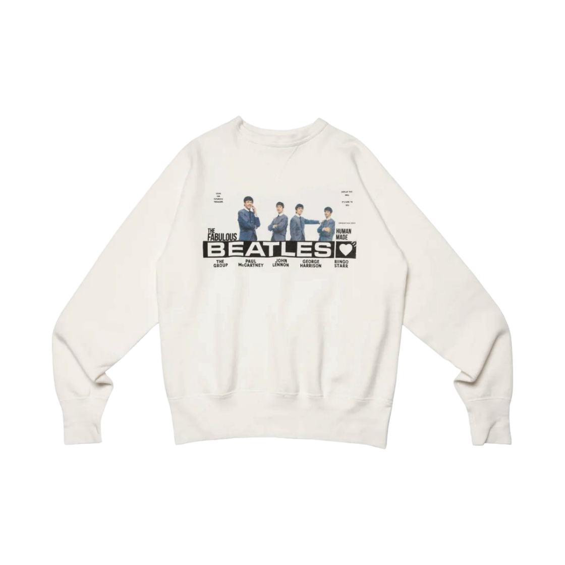 휴먼 메이드 비틀즈 츠리아미 스웨트셔츠 화이트(Human Made Beatles Tsuriami Sweatshirt White) - 1