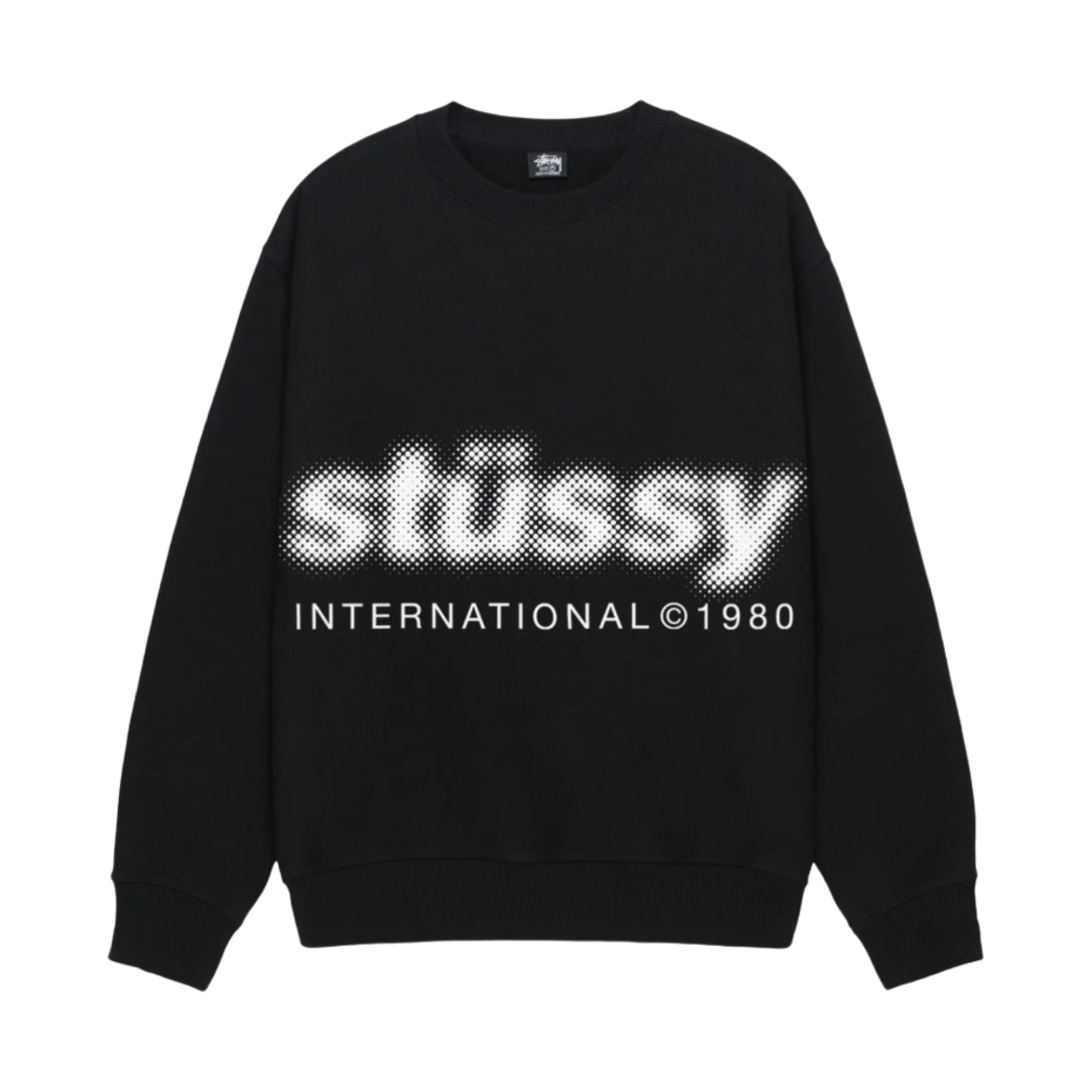 스투시 밀크 크루넥 블랙 | Stussy | KREAM