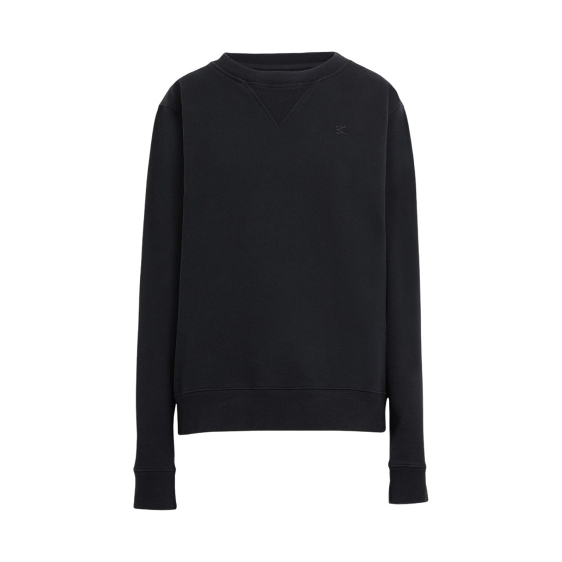 S51GU0084S25498900 (W) Maison Margiela M Logo Embroidered Sweatshirt Black