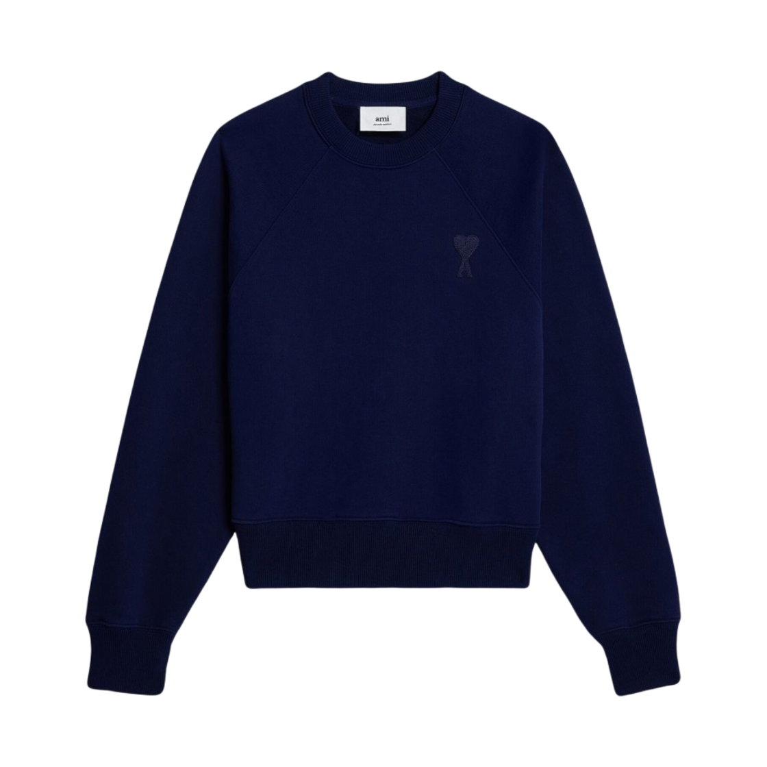 아미 스몰 하트 로고 스웨트셔츠 노틱 블루(AMI de Coeur Sweatshirt Nautic Blue)