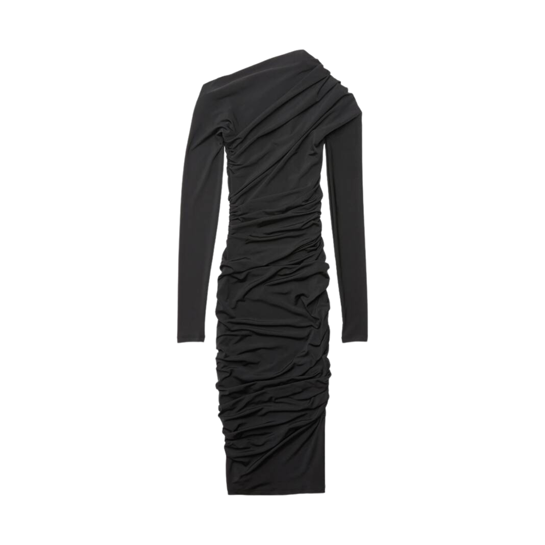 (W) 발렌시아가 트위스트 미니 드레스 블랙((W) Balenciaga Twisted Mini Dress Black) - 1