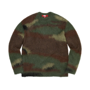 Supreme x Comme des Garcons Junya Watanabe Man Brushed Camo Sweater Olive - 21FW