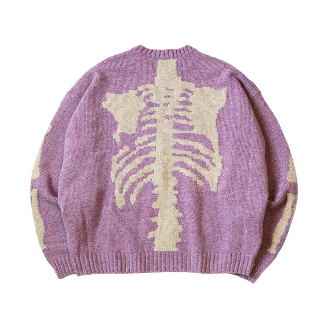 캐피탈 5G 울 본 크루넥 스웨터 라이트 퍼플(Kapital 5G Wool Bone Crewneck Sweater Light Purple)