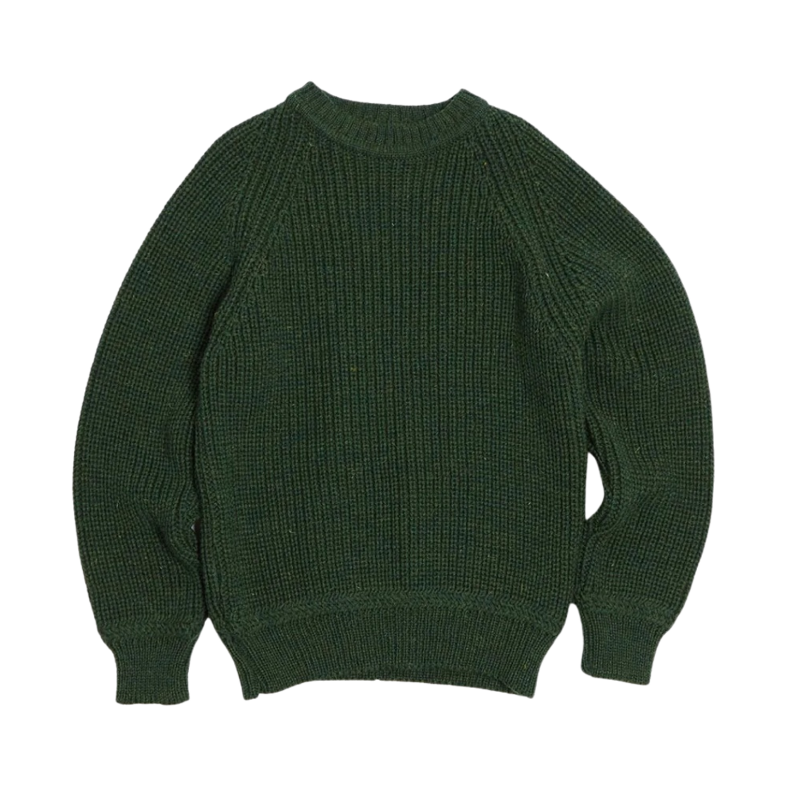 NC-AW23-K-10 Nigel Cabourn Fisherman Sweater Celtic Green