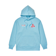 Palace x Y-3 Logo Hoodie Blue - 22FW