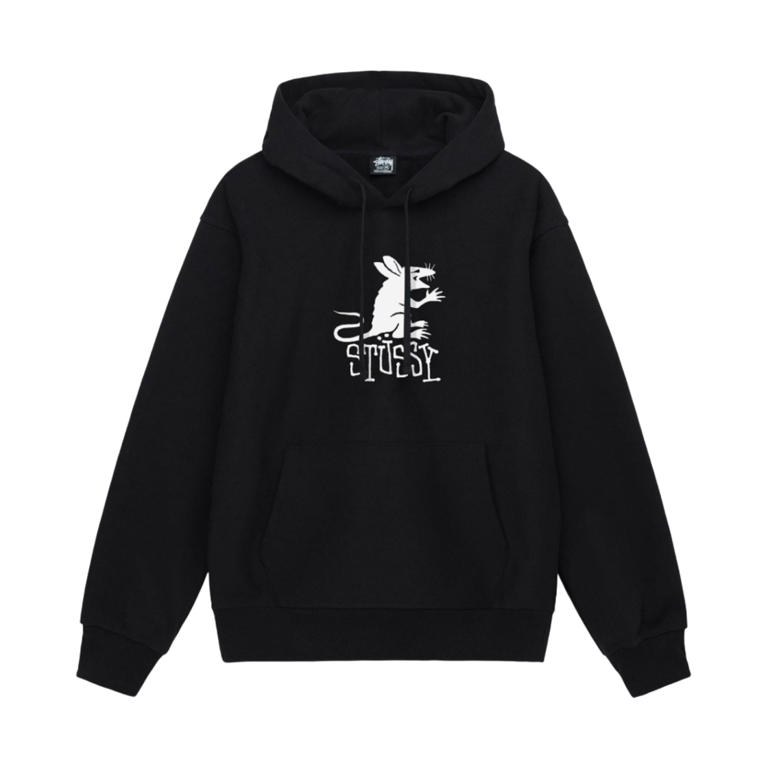 스투시 랫 후드 블랙(Stussy Rat Hoodie Black) - 1