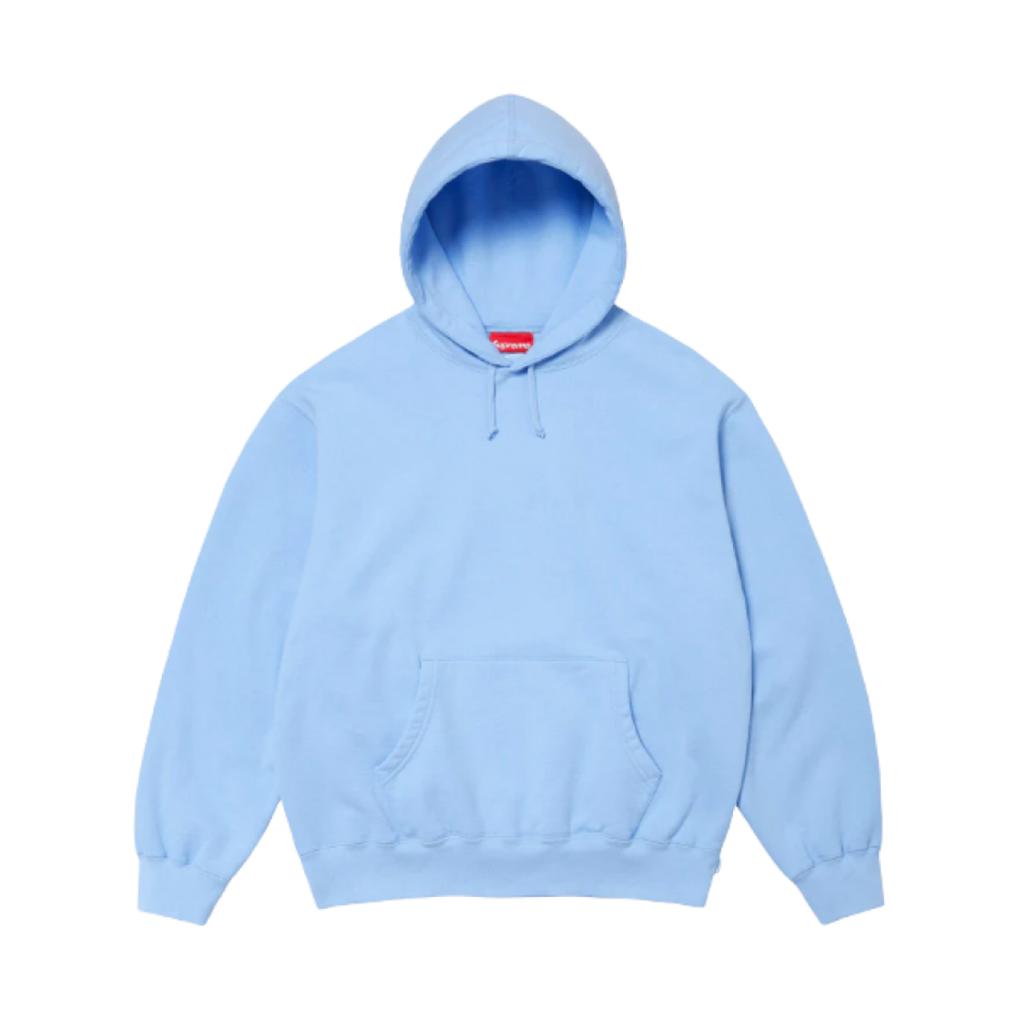 슈프림 사틴 아플리케 후드 스웨트셔츠 라이트 블루 - 24FW(Supreme Satin Applique Hooded Sweatshirt Light Blue - 24FW) - 2