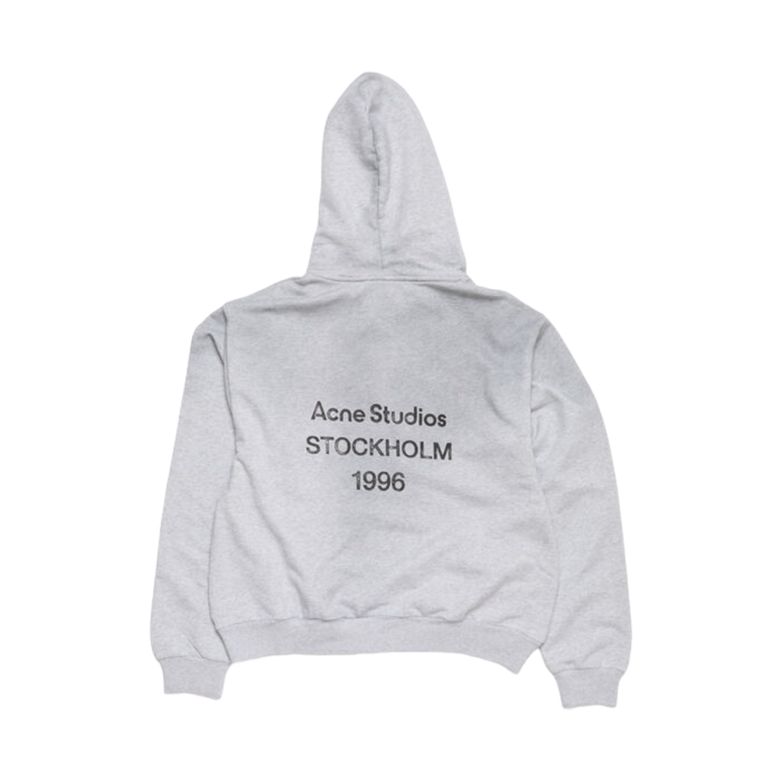 아크네 스튜디오 로고 후드 스웨터 페일 그레이 멜란지(Acne Studios Logo Hooded Sweater Pale Grey Melange)