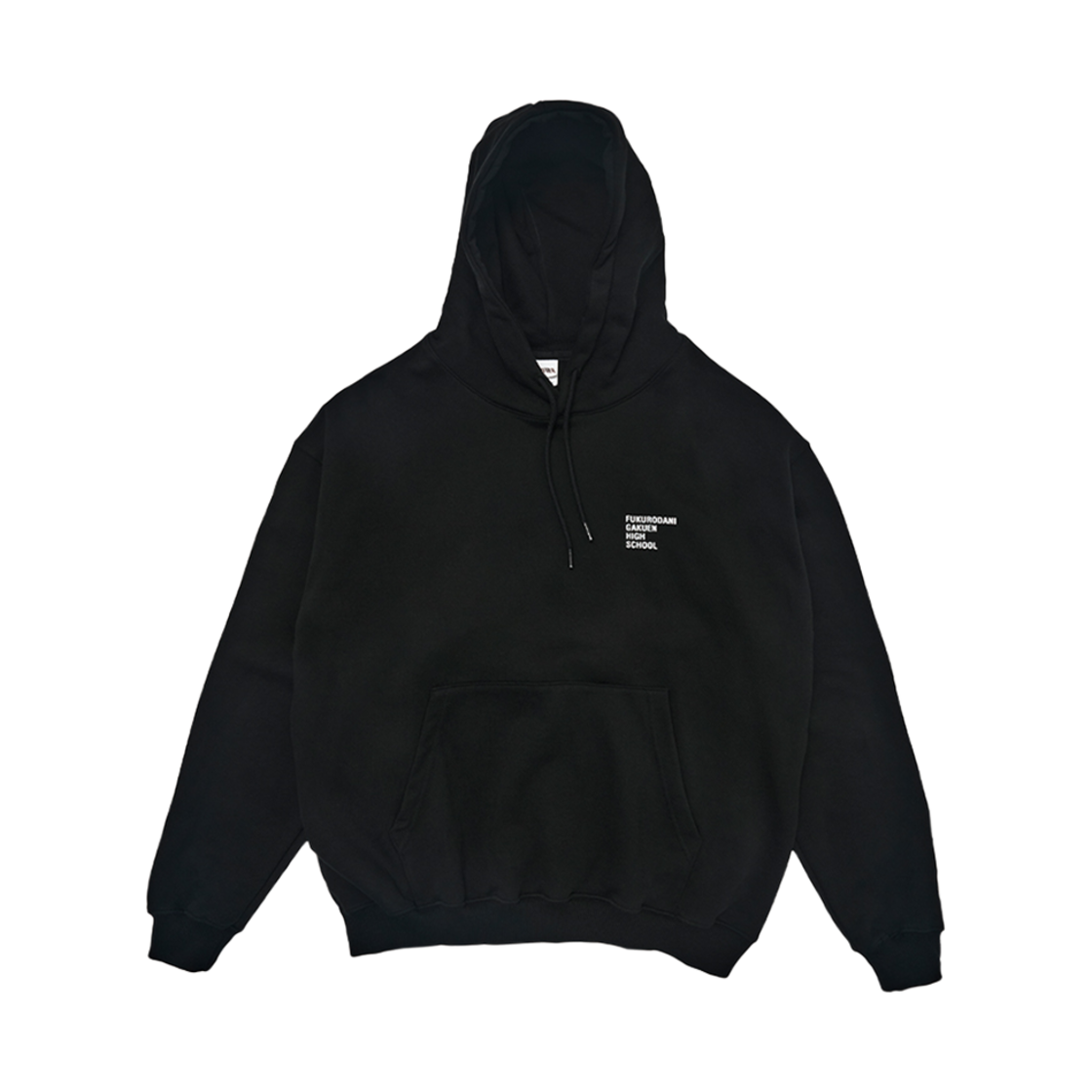 이어스트 x 하이큐!! 스쿨 후디 블랙 후쿠로다니(EERST x HAIKYU!! School Hoodie Black Fukurodani)