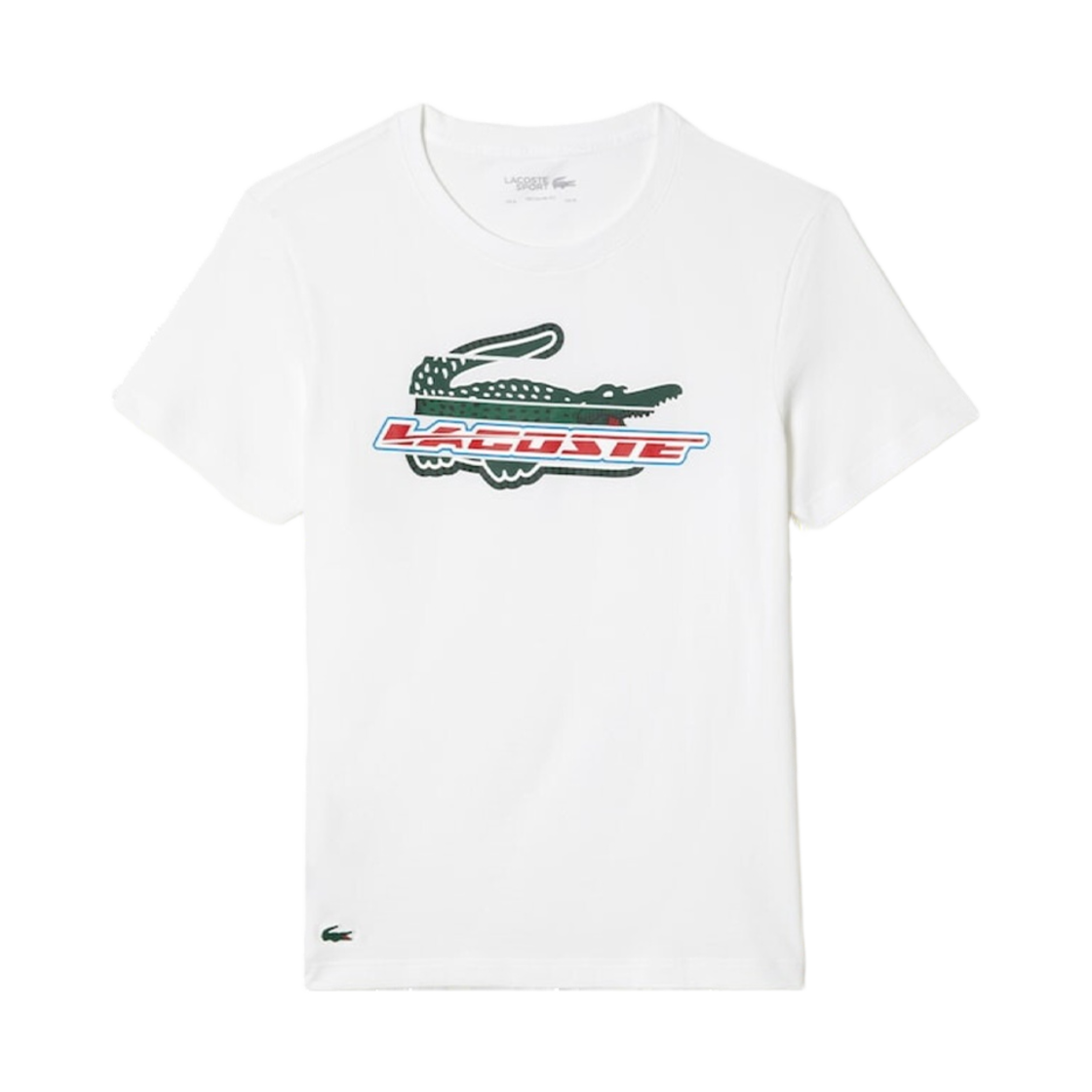라코스테 뉴 아트 워크 티셔츠 화이트(Lacoste New Art Work T-Shirt White) - 1