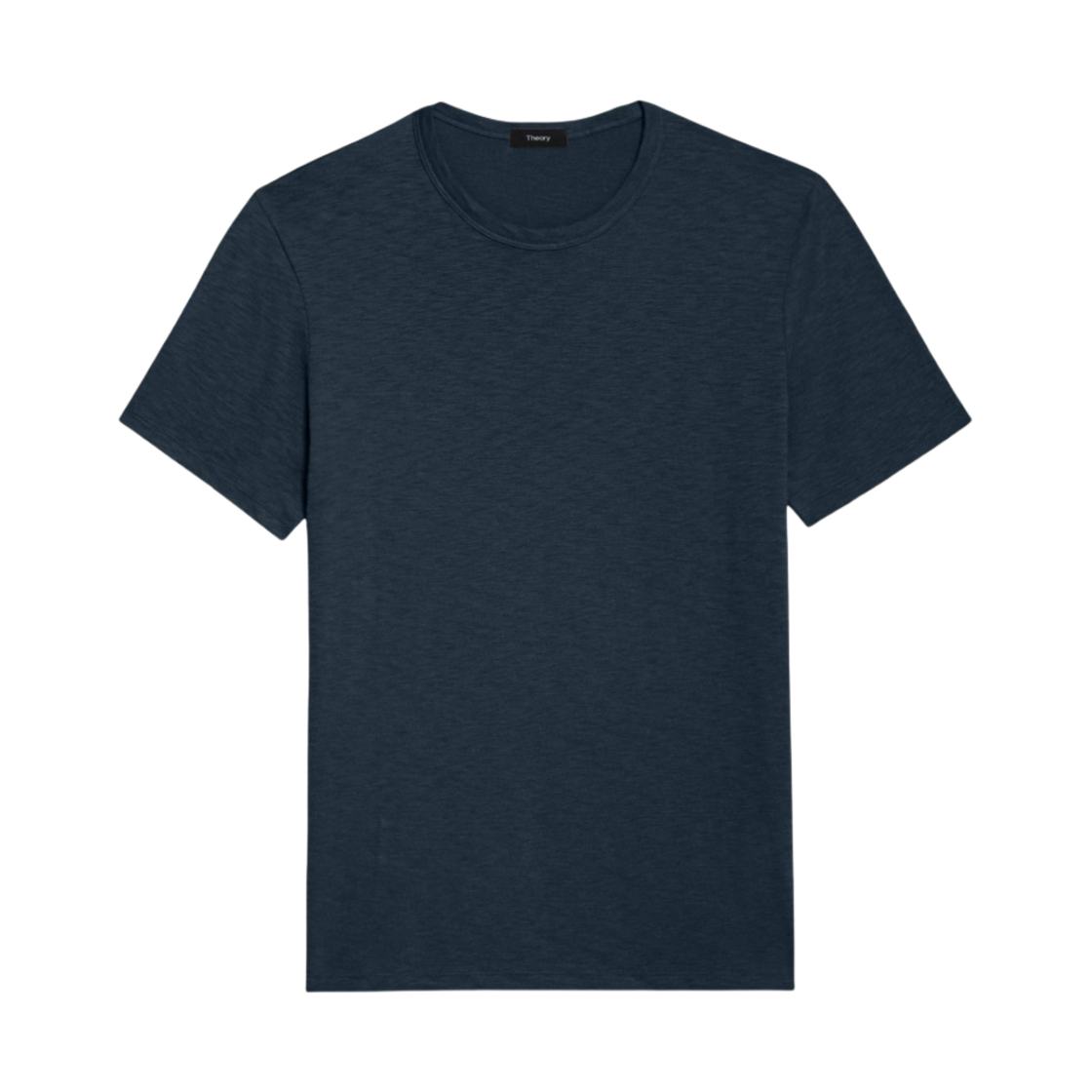 I0194520-B7H Theory Essential T-Shirt in Cosmos Slub Cotton Eclipse