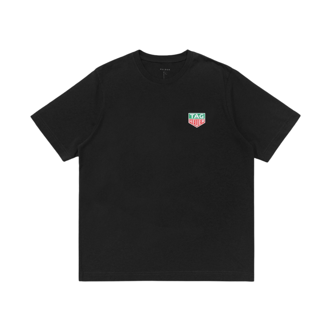 말본 골프 x 태그 호이어 버킷 라운드 티셔츠 블랙(Malbon Golf x TAG Heuer Bucket Round T-Shirt Black)
