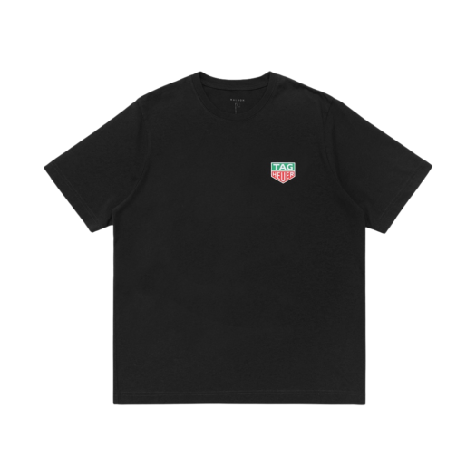 - Malbon Golf x TAG Heuer Bucket Round T-Shirt Black