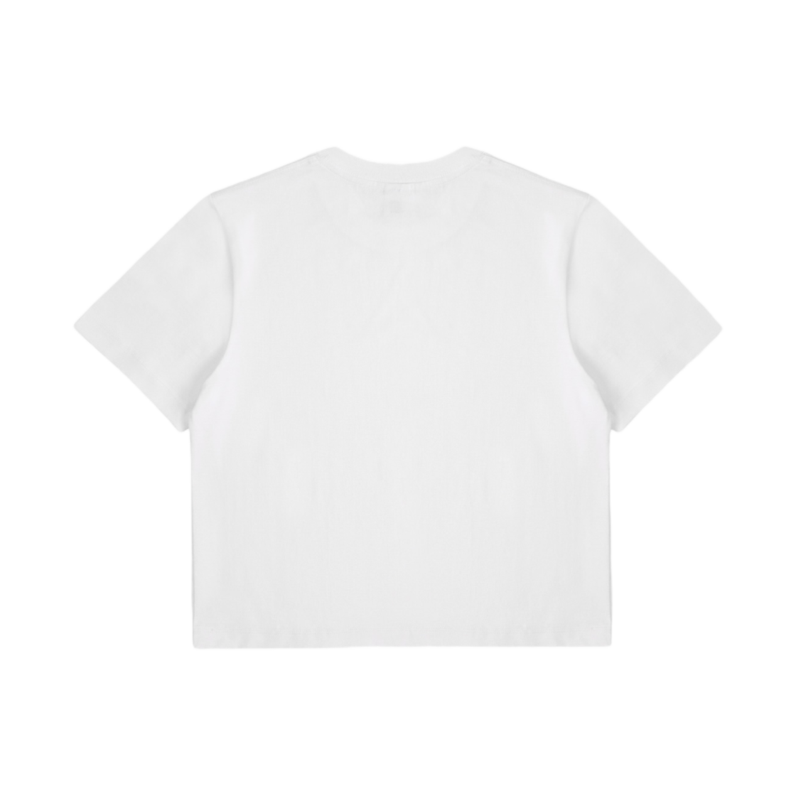NOS7 메인 로고 크롭 티셔츠 화이트(NOS7 Main Logo Crop T-Shirt White) - 2