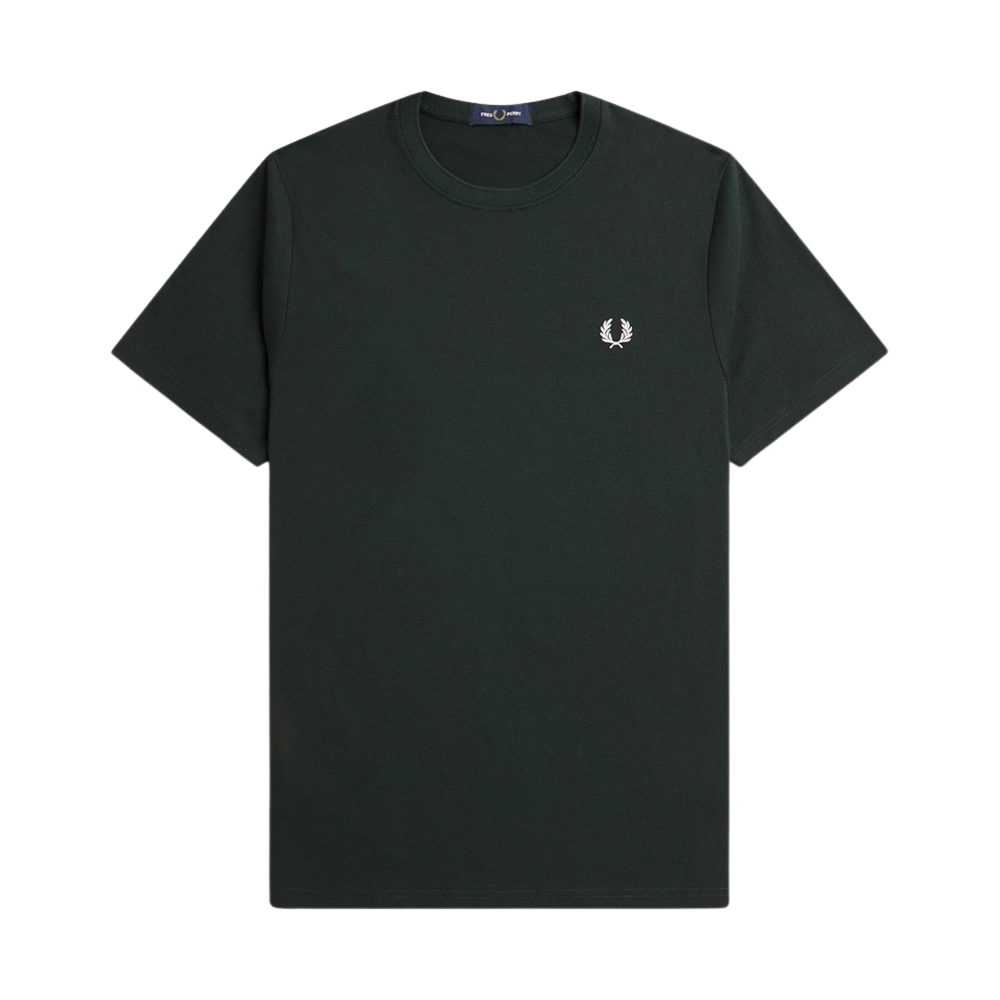 프레드페리 크루넥 티셔츠 나이트그린