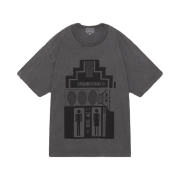 Cav Empt Overdye C4V Emp7 T-Shirt Charcoal - 24FW
