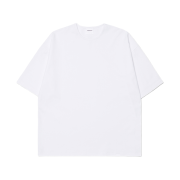 NOMANUAL NM Plain T-Shirt White