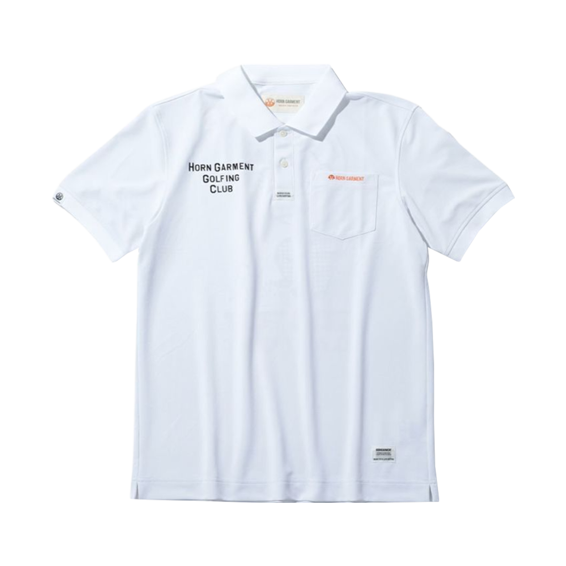 HVM-3A-AP07 Horn Garment Gary Polo T-Shirt White