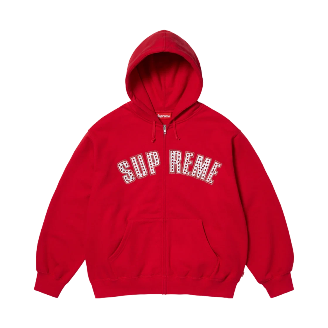 Supreme Supreme x B.B. Simon Zip Up Hooded Sweatshirt Red - 25SS · M