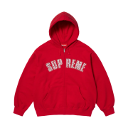 Supreme x B.B. Simon Zip Up Hooded Sweatshirt Red - 25SS