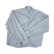 Nonnod Flexible String Check Shirt Japanese Sky Blue