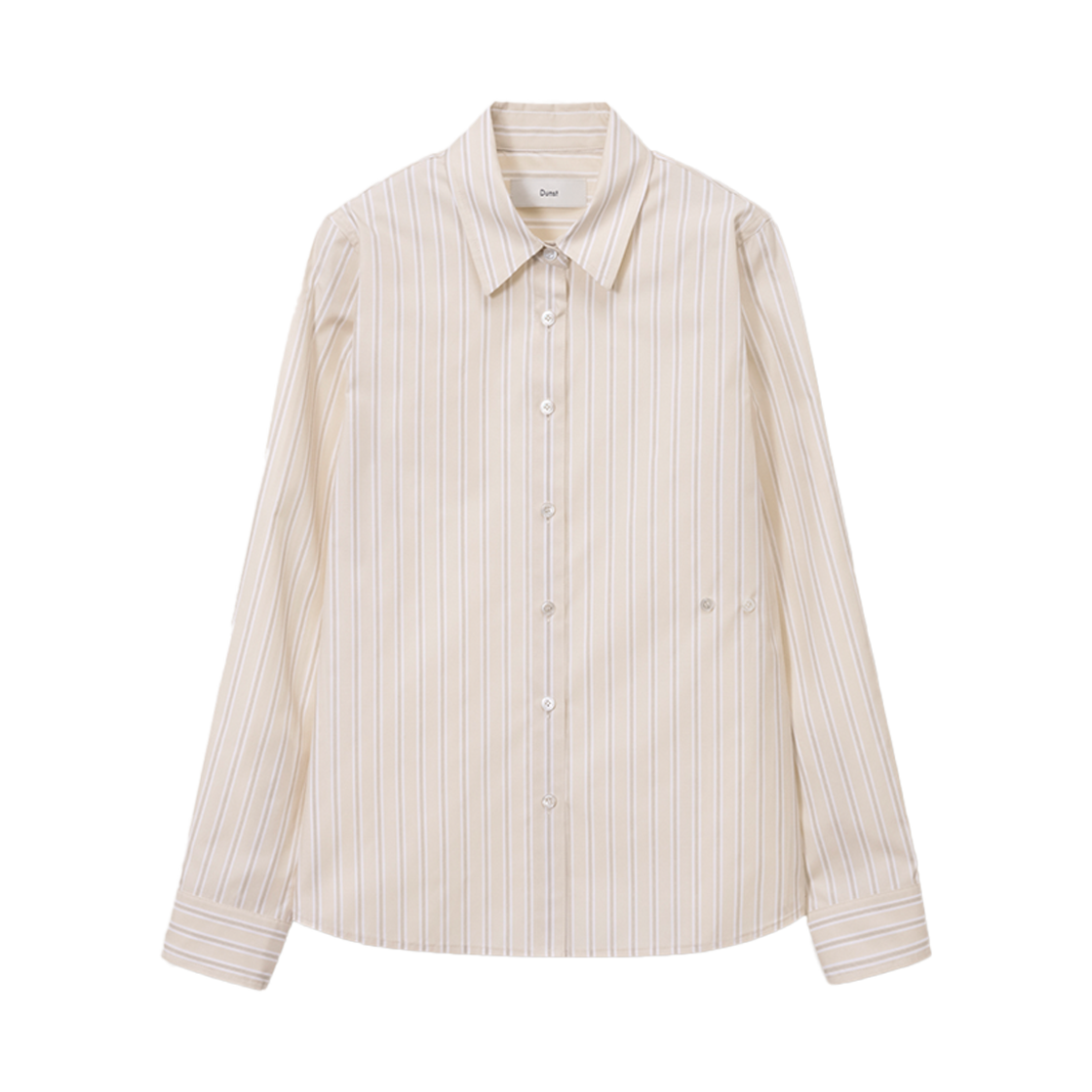 UDSH5A201I2 Dunst 2-Way Essential Shirt Beige Stripe