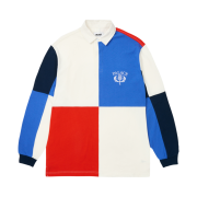 Palace Thistle Rugby Red White Navy Blue Berry - 24FW