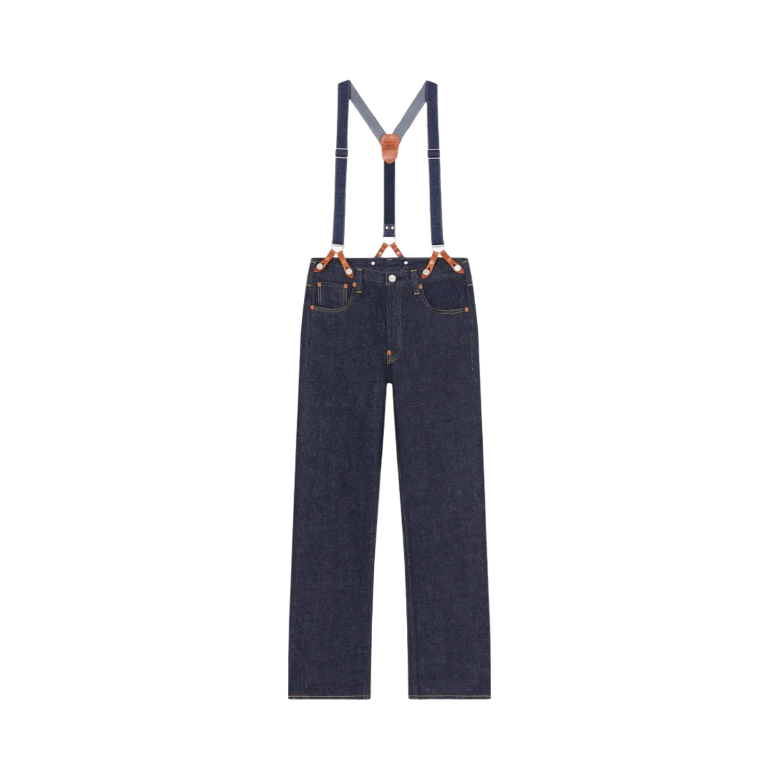 겐조 x 리바이스 501 1933 진 브레이시스 린스 블루 데님(Kenzo x Levi's 501 1933 Jeans with Braces Rinse Blue Denim)