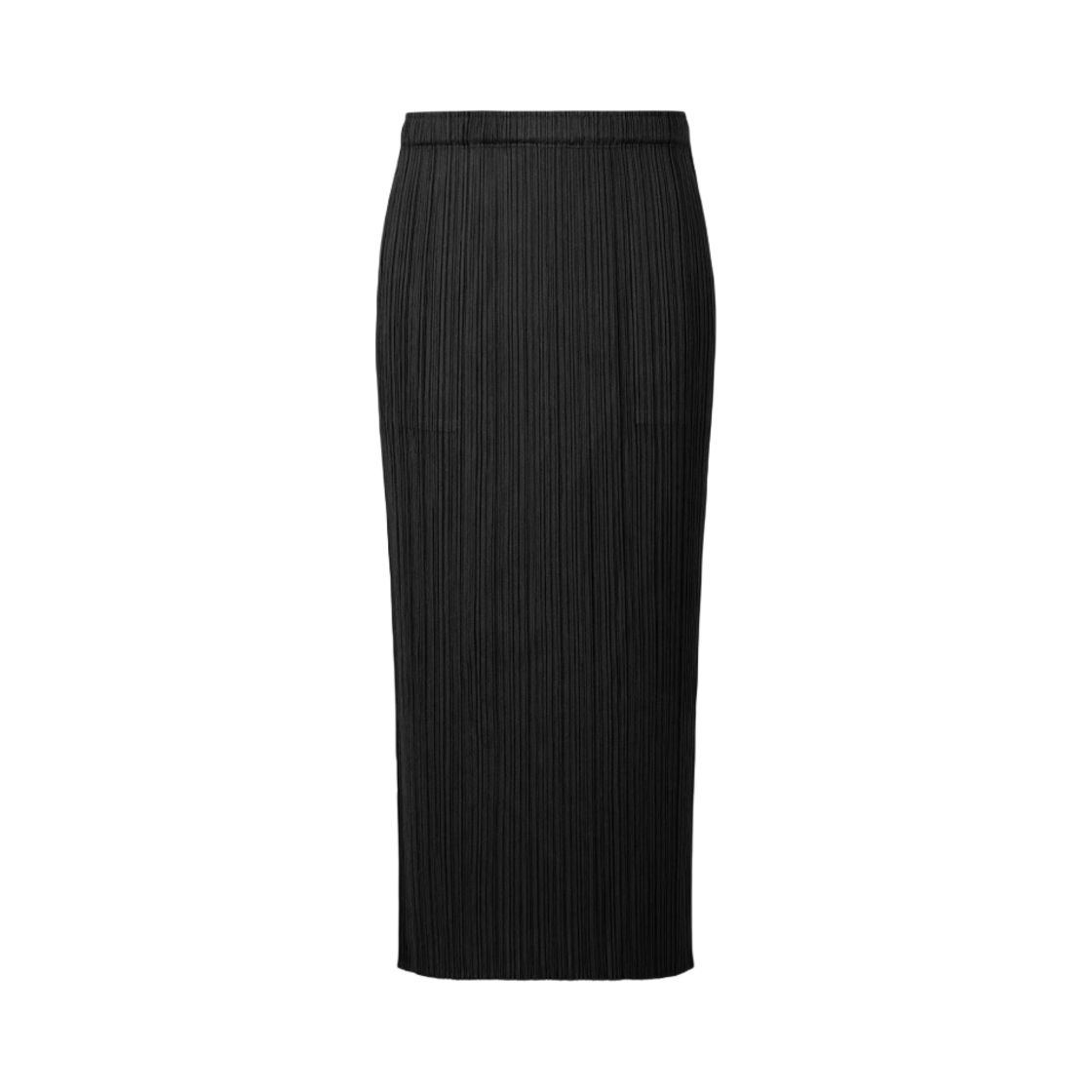 (W) 플리츠 플리즈 이세이 미야케 베이직 스커트 블랙((W) Pleats Please Issey Miyake Basics Skirt Black)