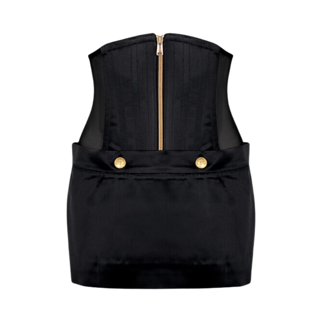 (W) 비비안 웨스트우드 폼 코르셋 스커트 블랙((W) Vivienne Westwood Foam Corset Skirt Black) - 1