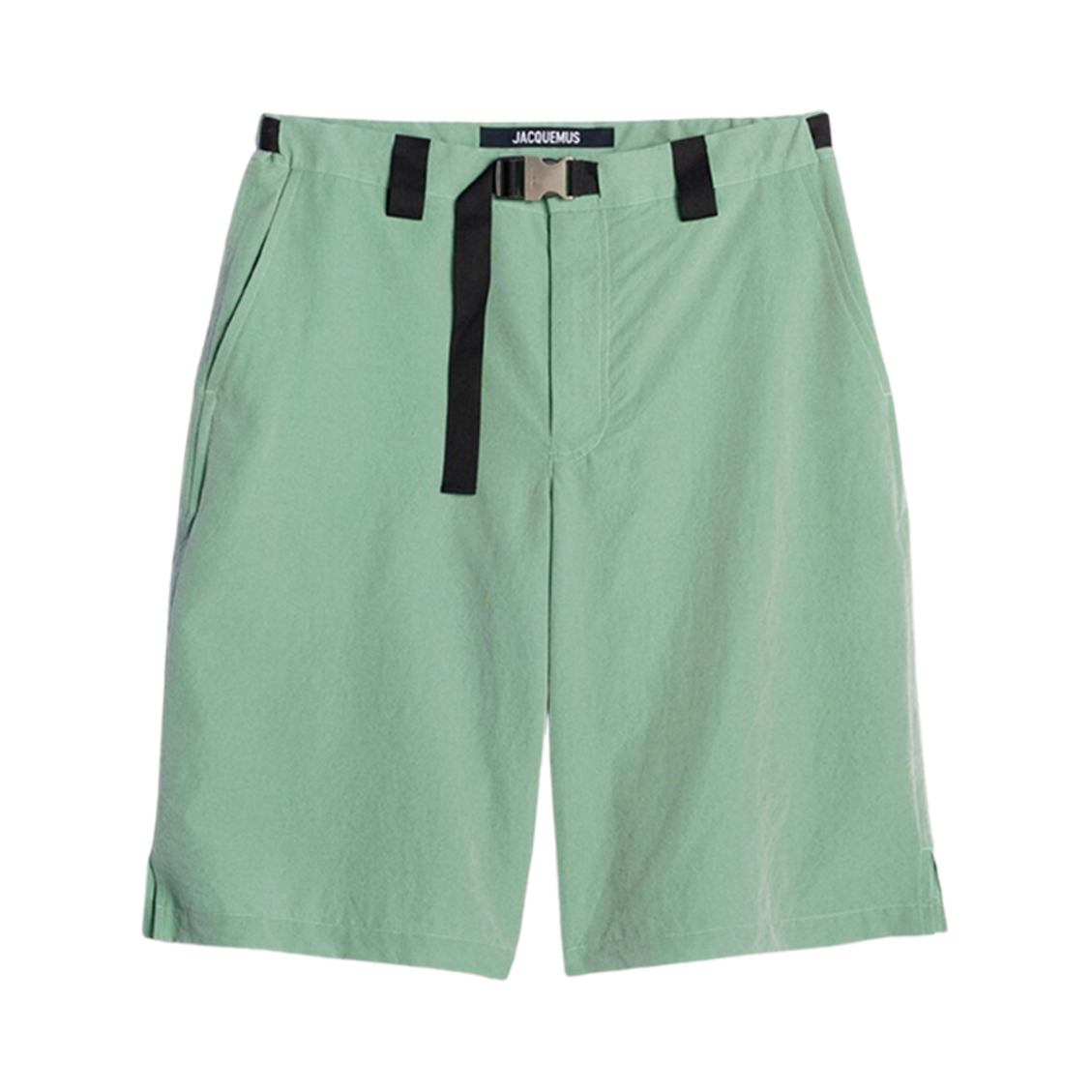 자크뮈스 르 숏 메이오 버클드 쇼츠 카키(Jacquemus Le Short Meio Buckled Shorts Khaki) - 1