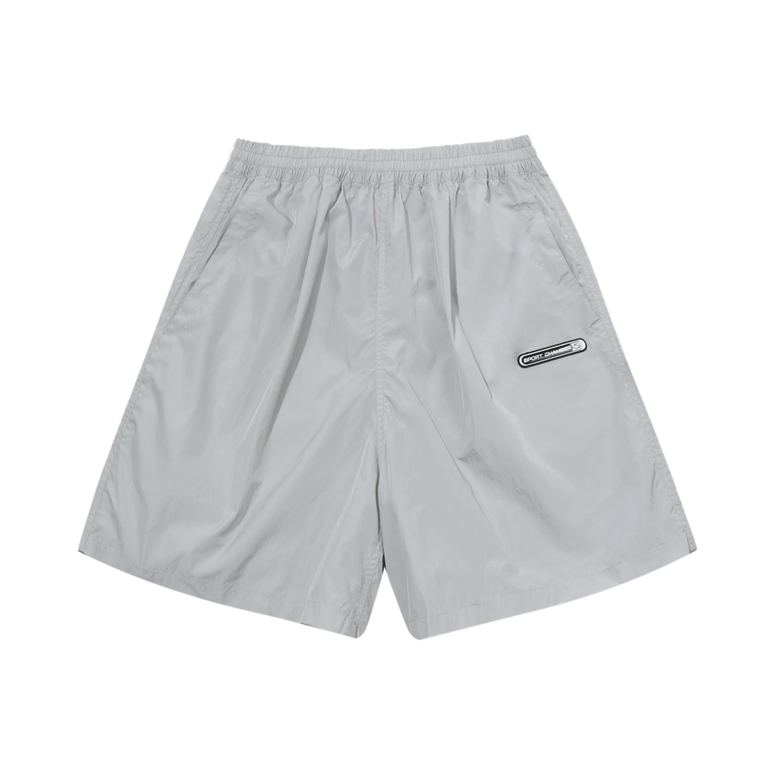 스포츠챔버 SC 라인 심볼 쇼츠 실버(SPORT CHAMBER SC Line Symbol Shorts Silver)