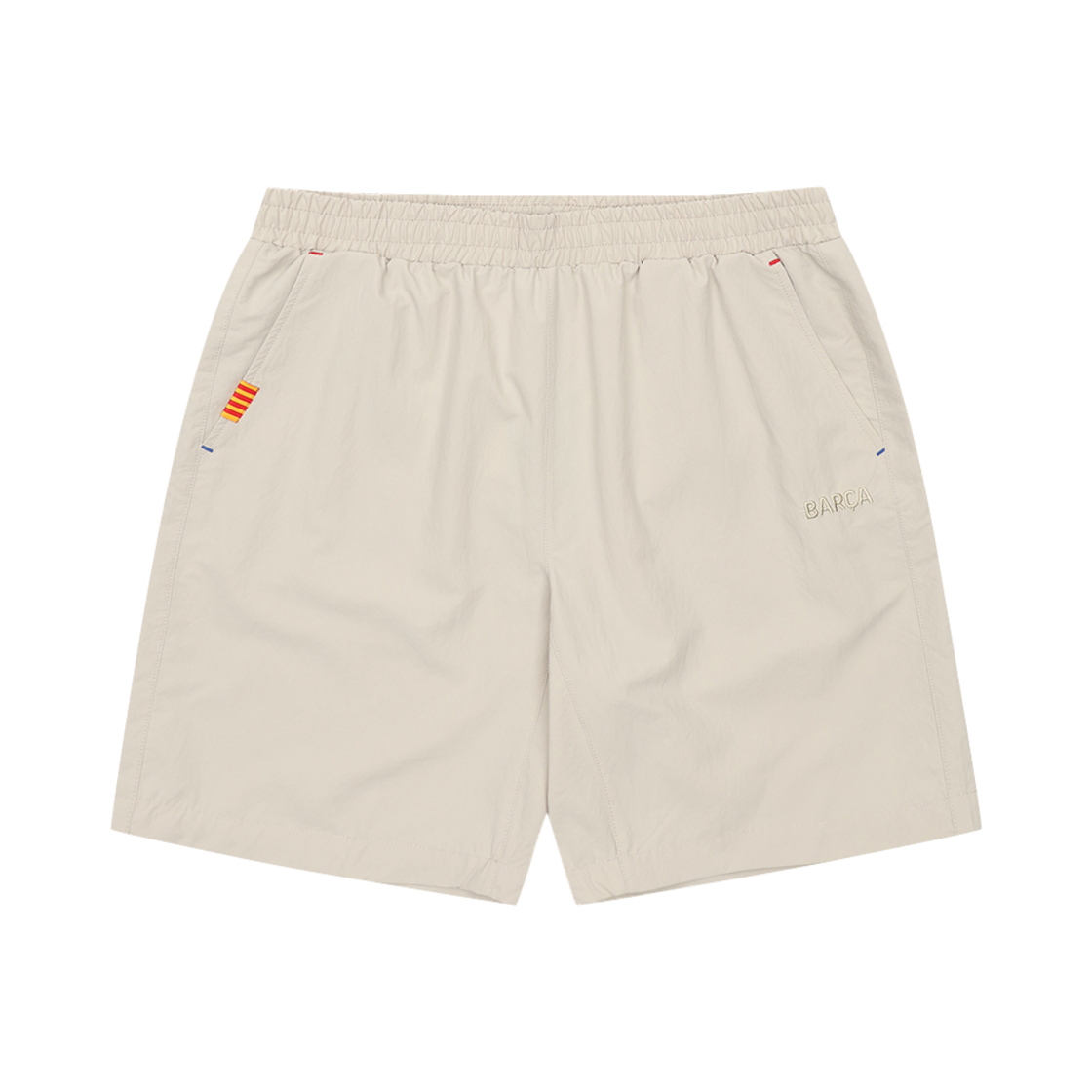 EBCZPSBE1 FC Barcelona Classic Line Woven Shorts Beige