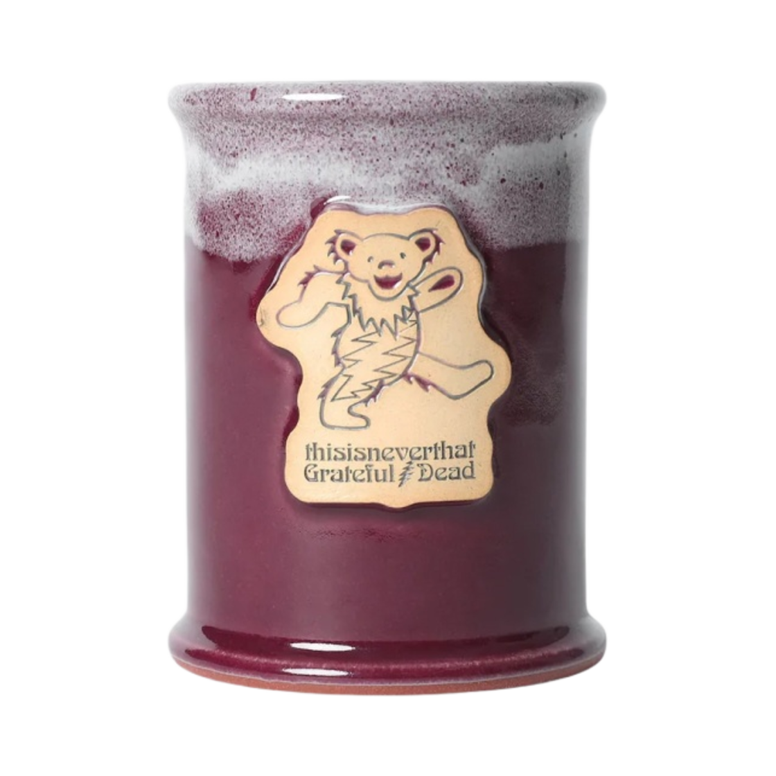 - Thisisneverthat x Grateful Dead Dancing Bear Pen Cup Plum