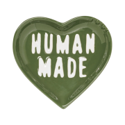 Human Made Heart Ceramics Tray Green
