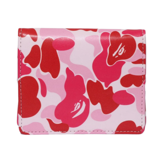 - BAPE ABC Camo Coin Case Pink